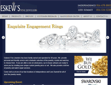 Tablet Screenshot of eskewjewelers.com